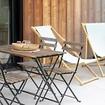 Ferienhaus-komfort-eigenes Badezimmer-gartenblick- Ferienhaus